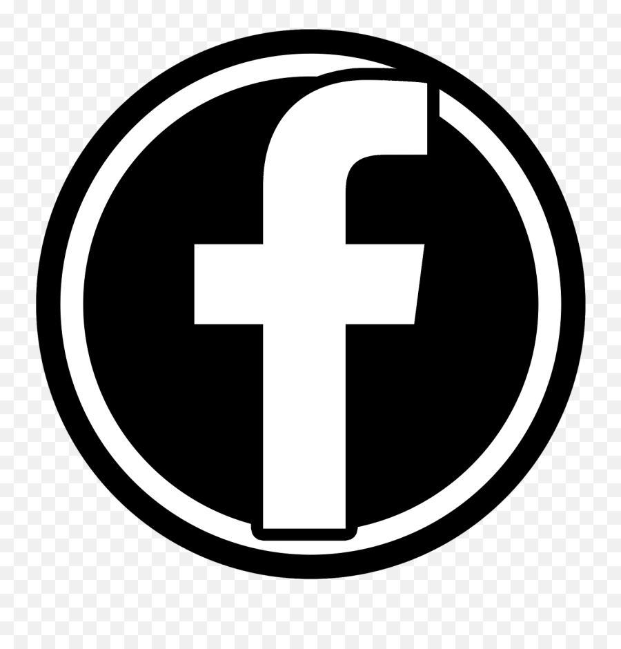 Facebook Logo Icon Social Media - Facebook Png Vector Black Emoji,Keyboard Emojis Faces