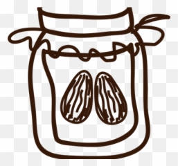 Clipart Butte - Almond Butter Emoji