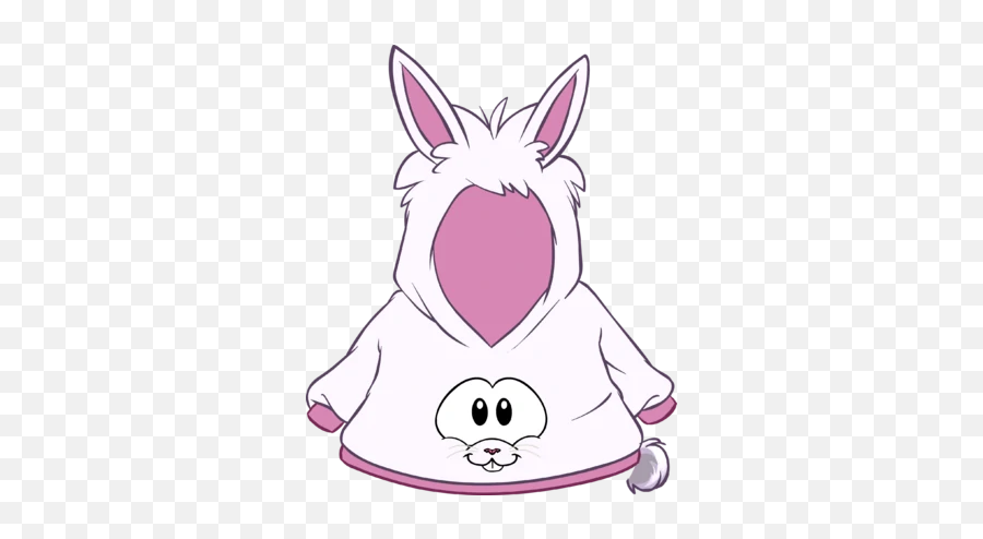 White Rabbit Hoodie - Codigos Para Free Penguin Emoji,Unicorn Emoji Hoodie