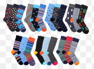 Holiday Dress Sock Gift Set - Sock Emoji,Fire Emoji Socks
