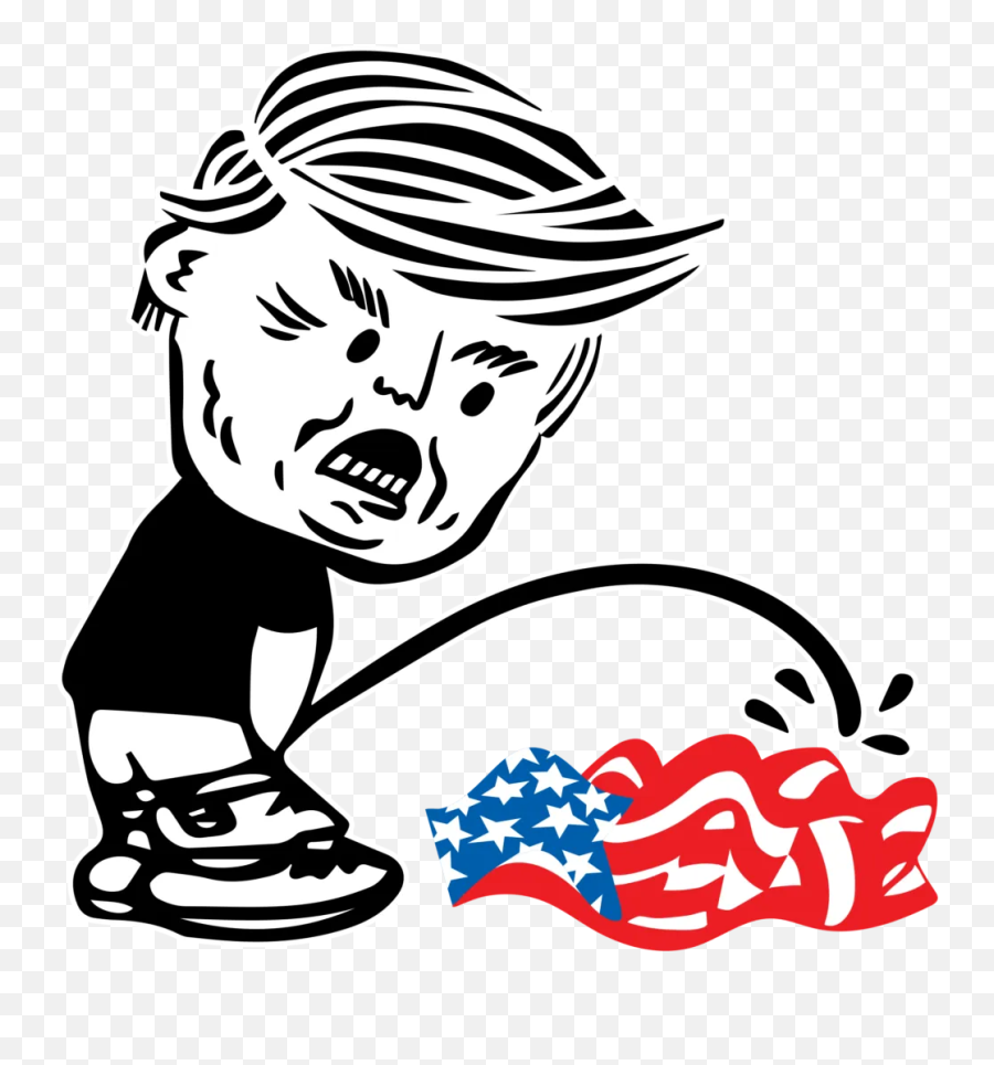 Drawmark New Trump Peemoji - Piss On Ford Sticker Decals,Trump Emoji