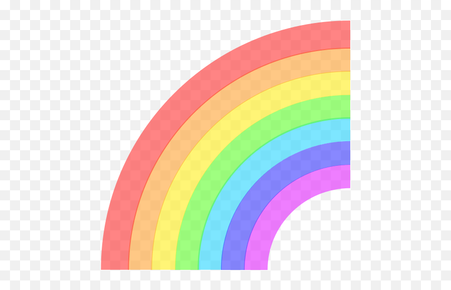 Rainbow Emoji For Facebook Email Sms - Transparent Rainbow Emoji,Gay Flag Emoji