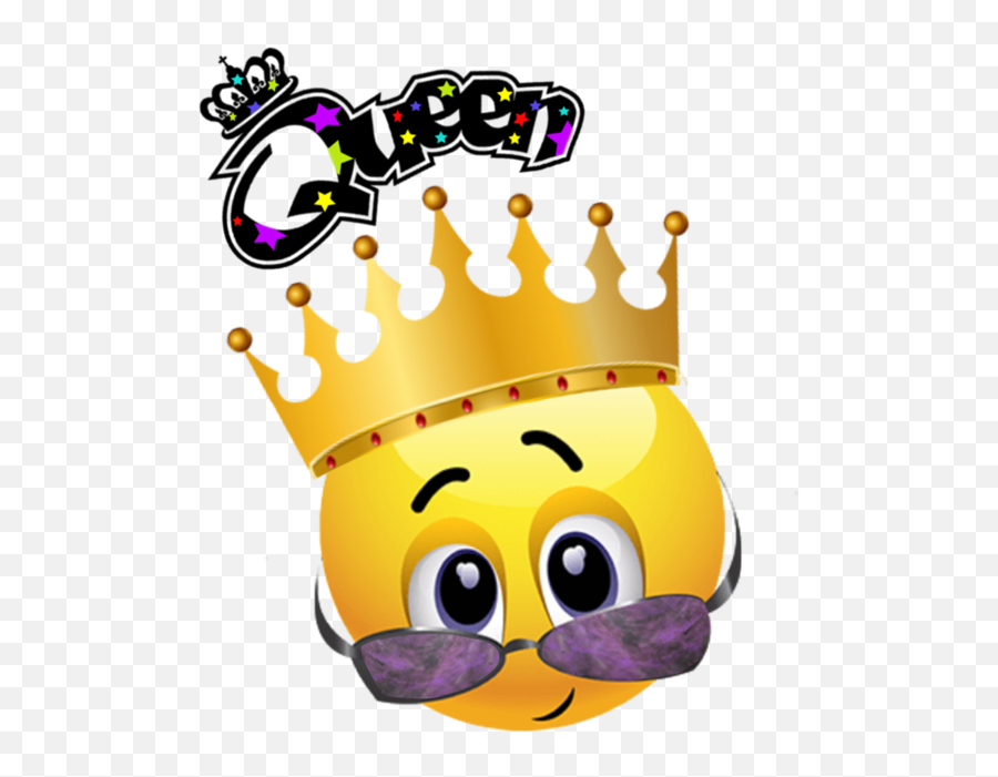 Qween Princess Cool Love Crown Glasses Trend Moodboard - Cool Glasses Emoji,Fiesta Emoji