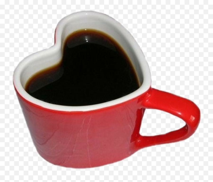 Coffee Coffeecup Cup Heart Sticker Png - Cup Emoji,Coffee And Heart Emoji