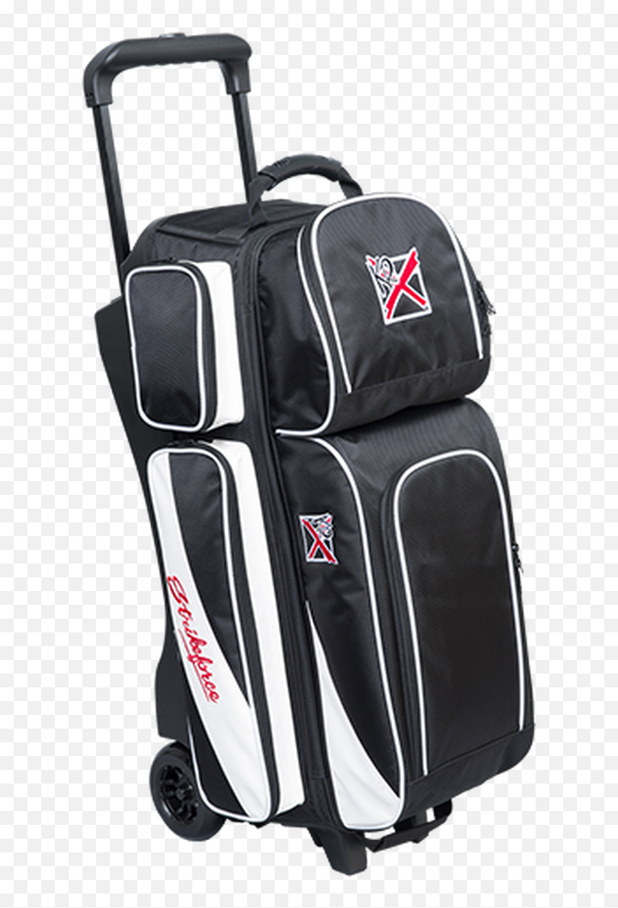 Kr Strikeforce Fast Triple Roller Blackwhite - Golf Bag Emoji,Books And Bag Emoji