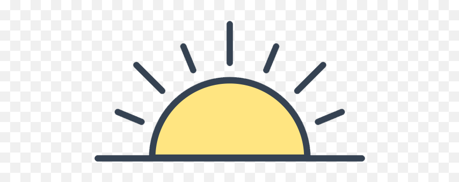 Sunrise Transparent Half Clipart - Full Size Clipart Clip Art Half Sun Emoji,Sunrise Emoji