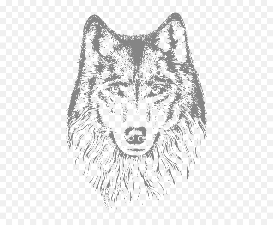 Wolf Head Art Free Svg File - Free Wolf Svg Files Emoji,Emoji Wolf