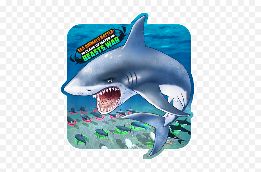 Sea Animals Battle Clans Of Water Beasts War Apk Download - Great White Shark Emoji,Shark Emoji Android