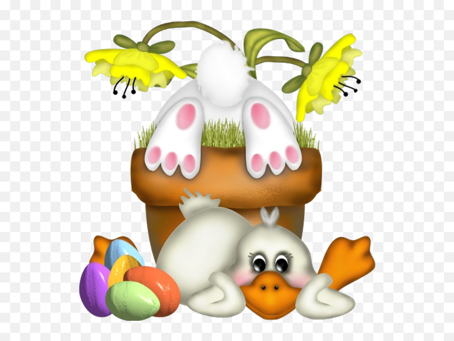 Easter Easter Bunny Easter Egg Flower - Happy Emoji,Easter Bunny Emoticon