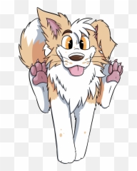 Running Cartoon Border Collie - Drawings Emoji