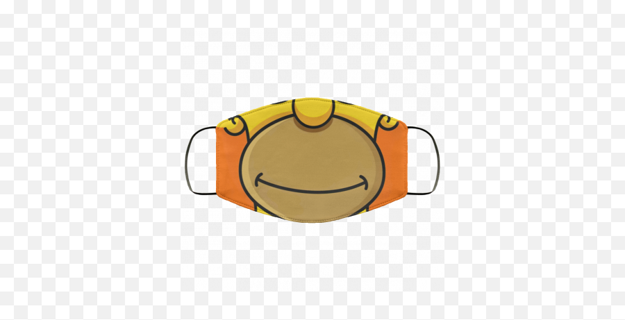 Homer Simpson Mouth Cloth Face Mask - Cloth Face Mask Emoji,Marine Corps Emoticons