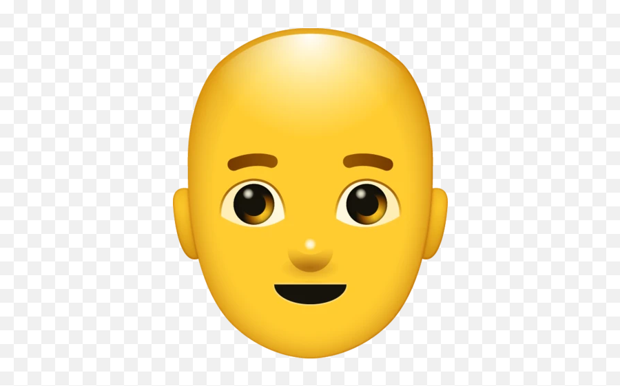 Bald Man Emoji - Man Emoji,Man Emoji