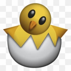 Hatching Chick Emoji - Hatching Chick Emoji,Bird Emoji