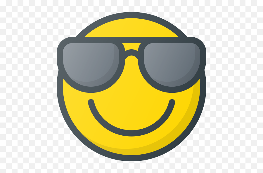 Cool Emoji Emote Emoticon Emoticons Icon - Smiley,Cool Emoticons