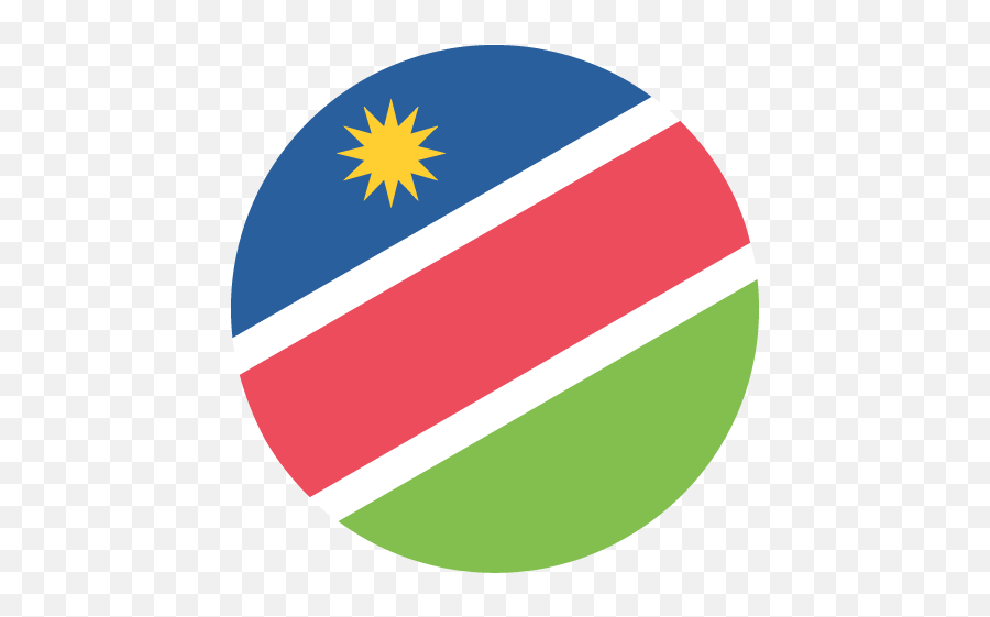 Flag Of Namibia Emoji For Facebook Email Sms - Namibia Logo Png,America Flag Emoji