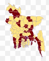 Bangladesh Districts Affected - Bangladesh Hindu Map Emoji,420 Emoji