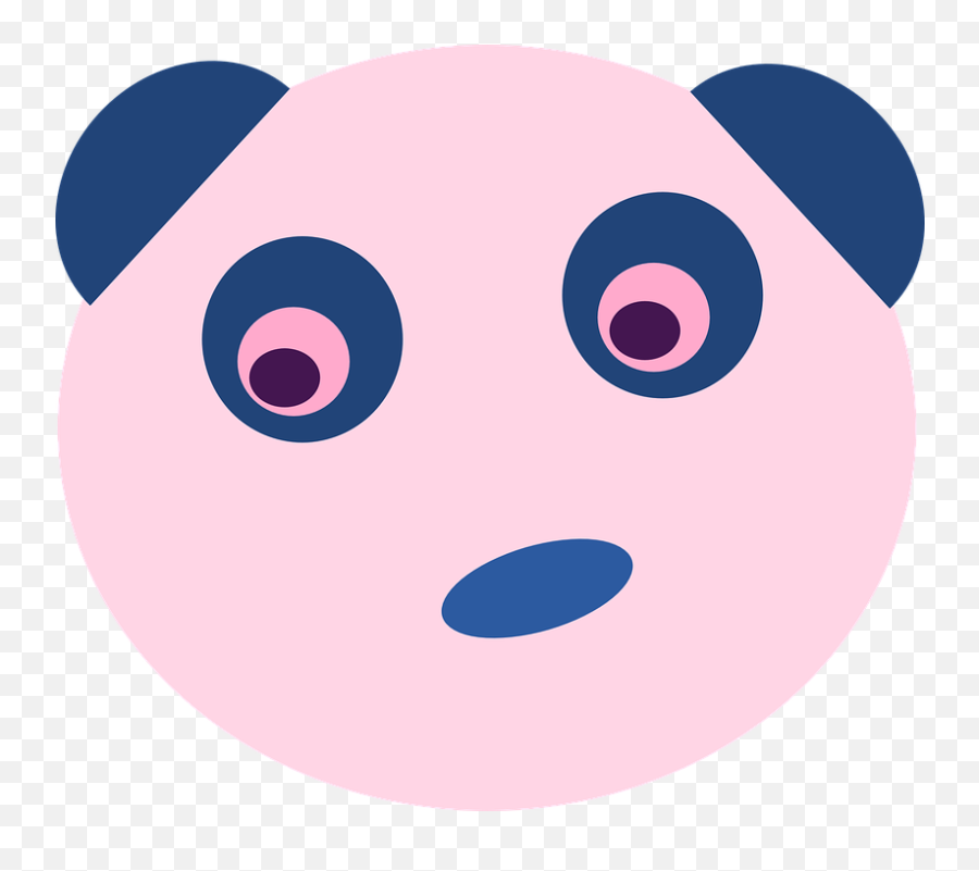 Free Panda Bear Panda Illustrations - Kartun Gambar Panda Pink Lucu Emoji,Kawaii Emoji