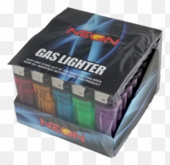 Neon Premium Disposable Butane Lighters SafaGoodscom - Box Emoji