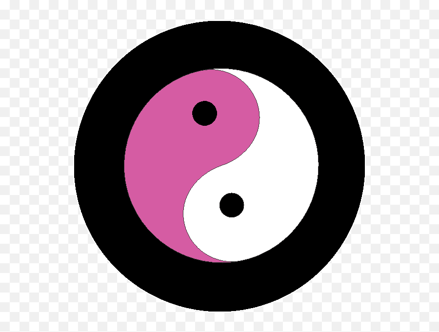Yin Yang Tire Cover Pink Logo - Circle Emoji,Yin Yang Emoticon