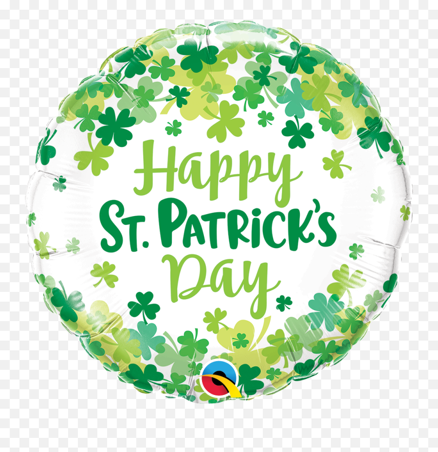 Celebrating - Ballon Saint Patrick Emoji,St Patrick's Day Emoticons