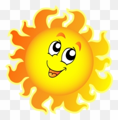 Cartoon Image Of Sun Moon Emoji,Sunshine Emoji