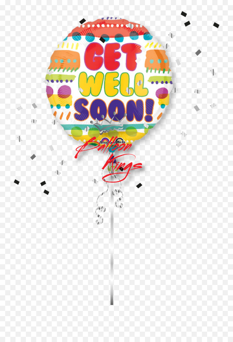 Get Well Soon Bubble Letters - Balloon Emoji,Get Well Emoji