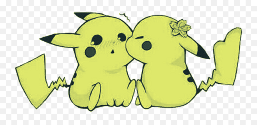 Pikachu Pikachu Pikachuuuuuu Iloveyou Girlfriend - Pikachu Kiss Emoji,Pikachu Emoji