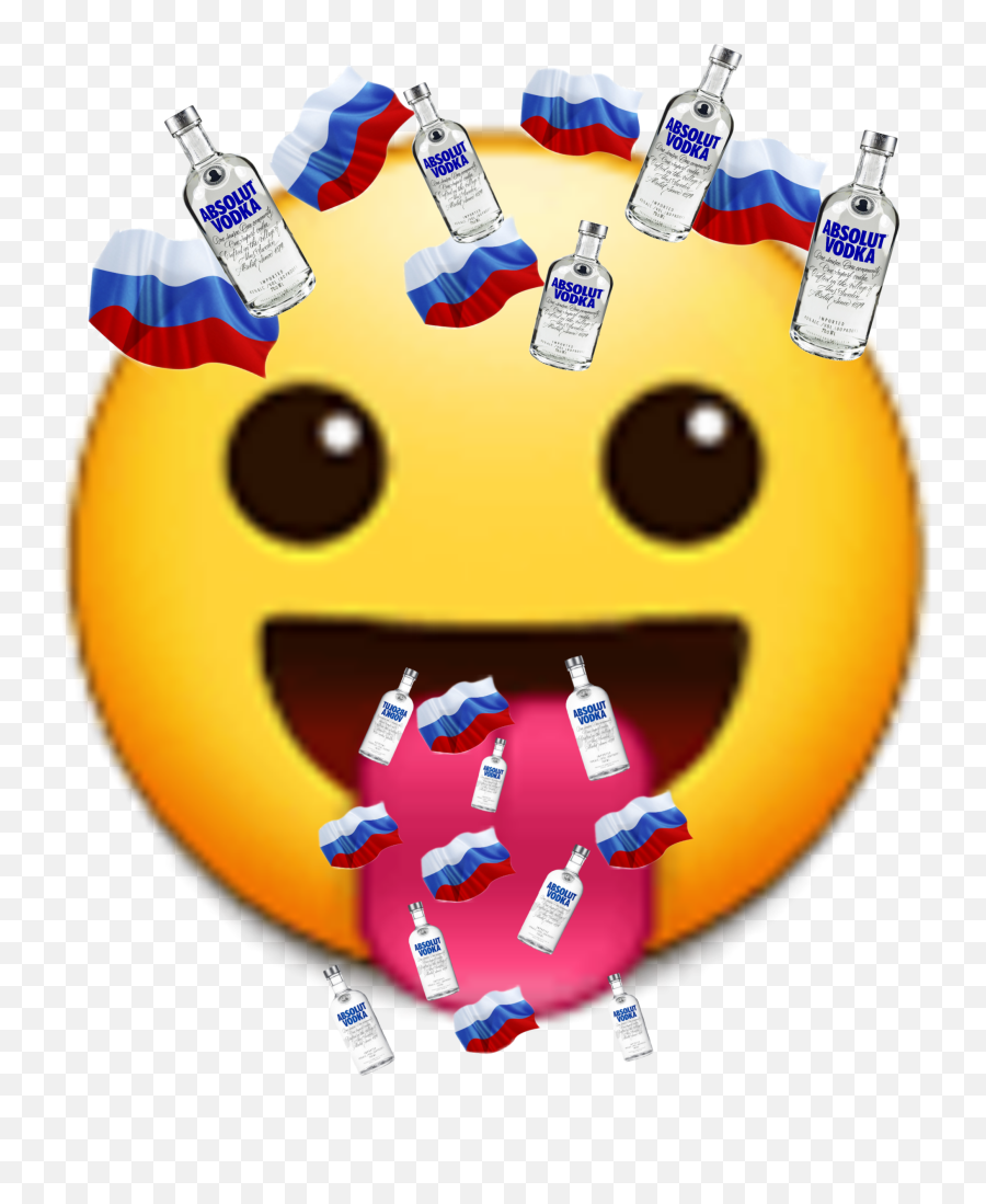 Emoji Russia Vodka Sticker - Happy,Russia Emoji