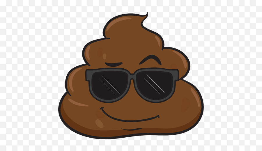 Poopmoji - Cool Shit Emoji,Flan Emoji