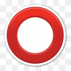 Heavy Large Circle - Sticker Emoji Heart Purple