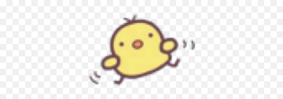 Yellow Soft Cute Tiny Messy Freetoedit - Cartoon Emoji,Chick Emoticon