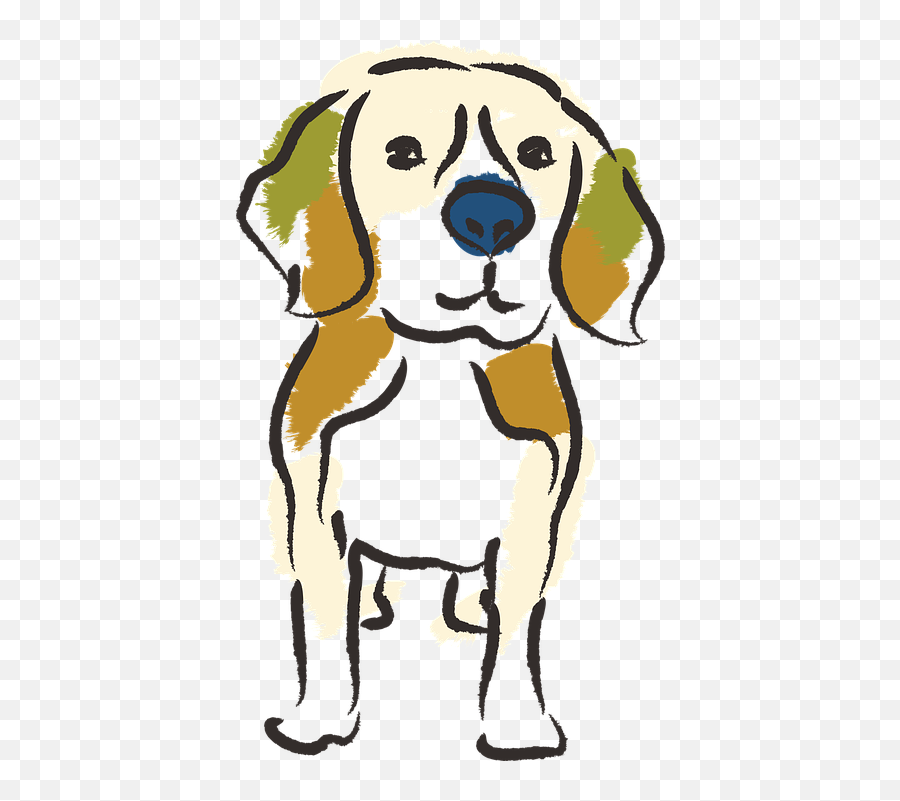 Dog Beagle Brush Japanese - Clip Art Emoji,Funny Japanese Emoticons
