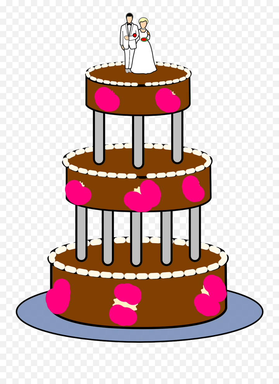 Wedding Cake Tiered Layers Topper - Wedding Cake Graphic Emoji,Birthday Cake Emojis