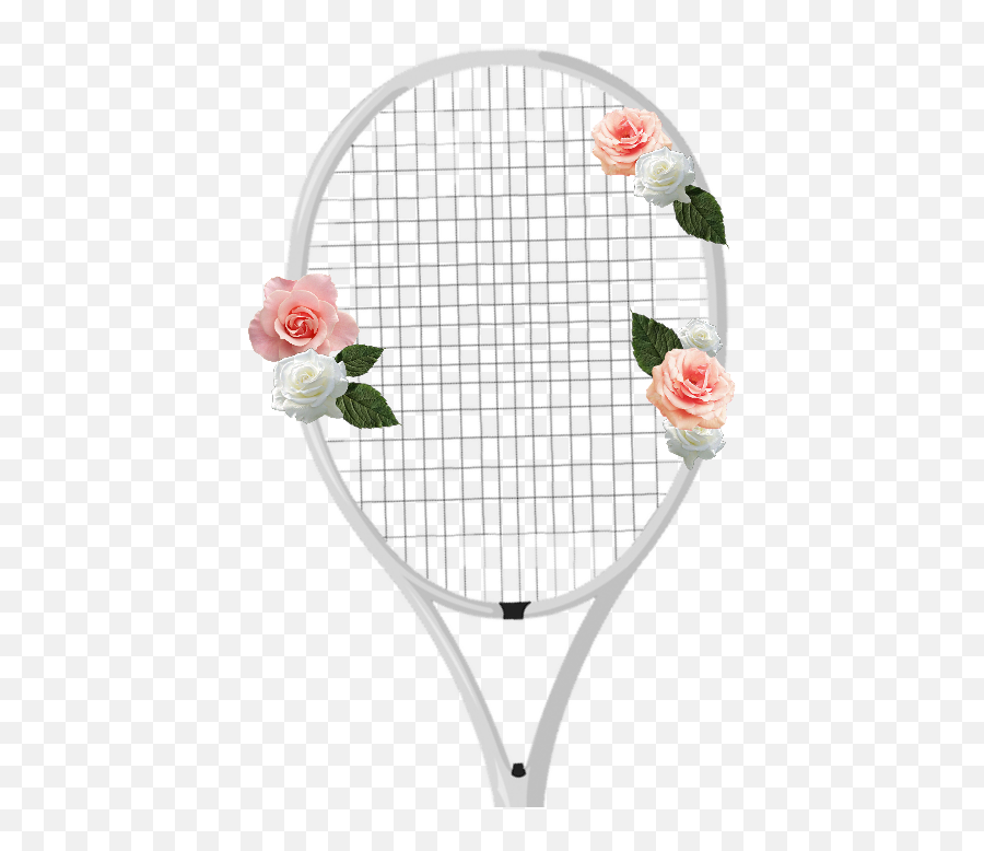 Ftestickers Tennis Racket Rose Leaf - Racquetball Emoji,Tennis Racket Emoji