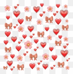 Red Redbackground Bow Background Emoji Emojibackground - Beomgyu,Bts Emoji