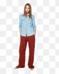 Zara Basic Denim Shirt - Zara Jeans Shirt Woman Emoji,Female Emoji Joggers