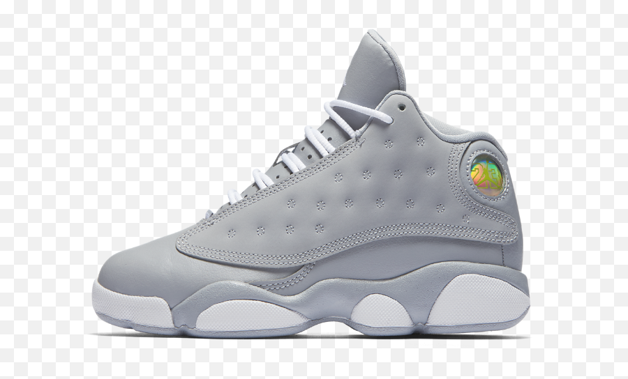 Air Jordan 13 Retro Little Kids Shoe - Jordan 13 Retro Gris Emoji,Jordan Jumpman Emoji