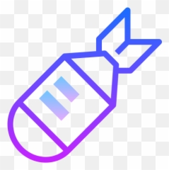 Atomic Bomb Icon - Vector Graphics Emoji,Bomb Emoji