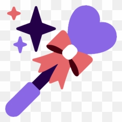 Magic Wand Tumblr Posts - Twitter Sparkle Emoji Transparent
