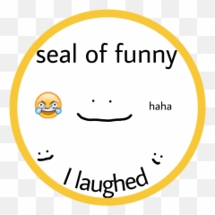 Seal Funny - Circle Emoji,Seal Emoji