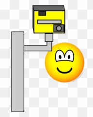 Speed Camera Emoticon - Smiley Emoji