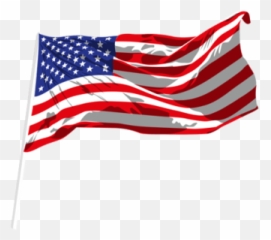 Largest Collection Of Free - Waving American Flag Transparent Emoji