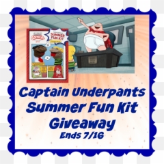 Captain Underpants Summer Fun Kit Giveaway Ends 716 - Cartoon Emoji