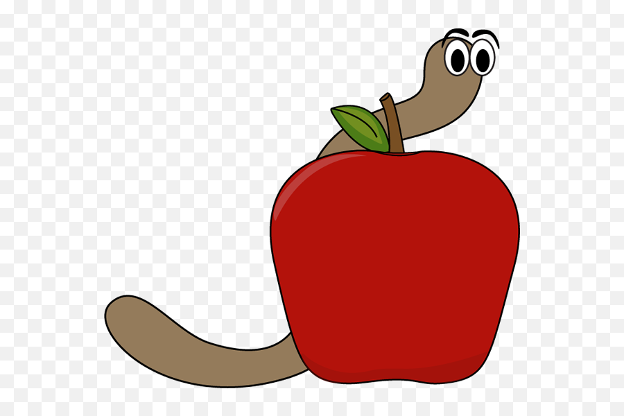 Clipart Of Apple April And Worm - Png Download Full Size Superfood Emoji,Worm Emoji