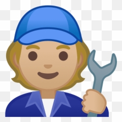 Mechanic Emoji Clipart - Mecanico