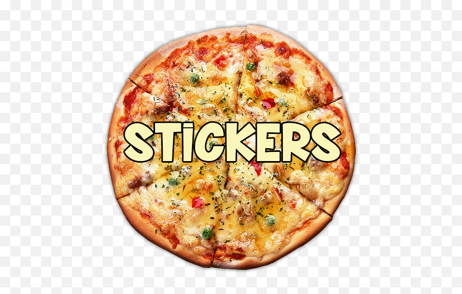 Food Stickers - 8 Inch Pizza Emoji,Pizza Emojis