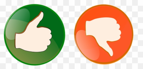 Free Dislike Thumbs Down Illustrations - Pro And Con Png Emoji