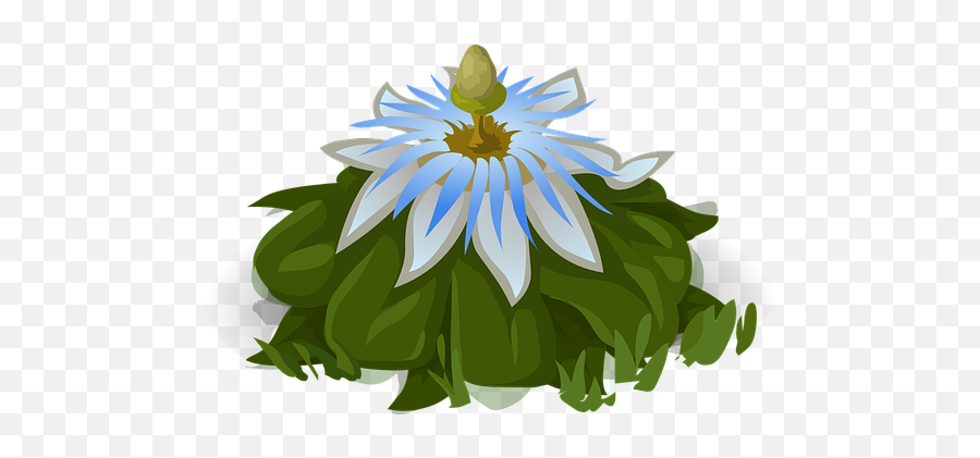 Free Blue Flower Blue Vectors - Illustration Emoji,Blue Flower Emoji