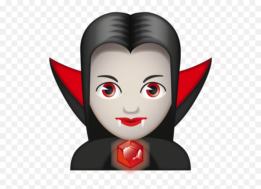Emoji - Female Emoji Vampire,Dracula Emoji