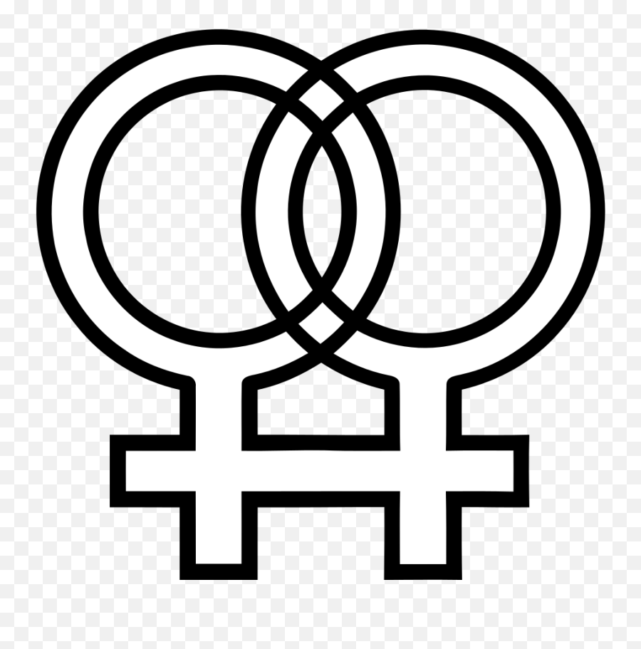 Linked Female Symbols - Gender Symbol Emoji,What Is The Meaning Of Emoji Symbols